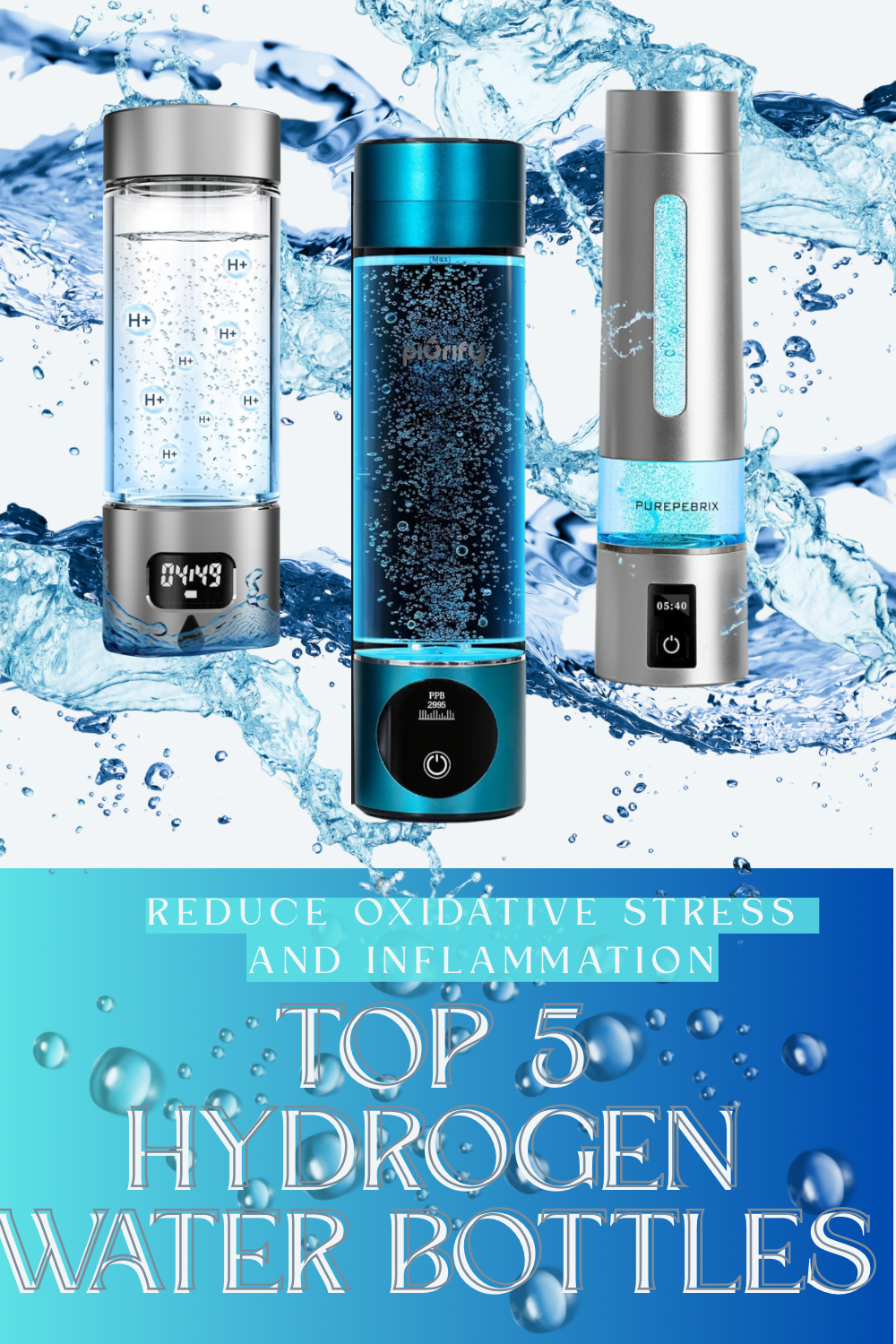 hydrogen water bottles cover image