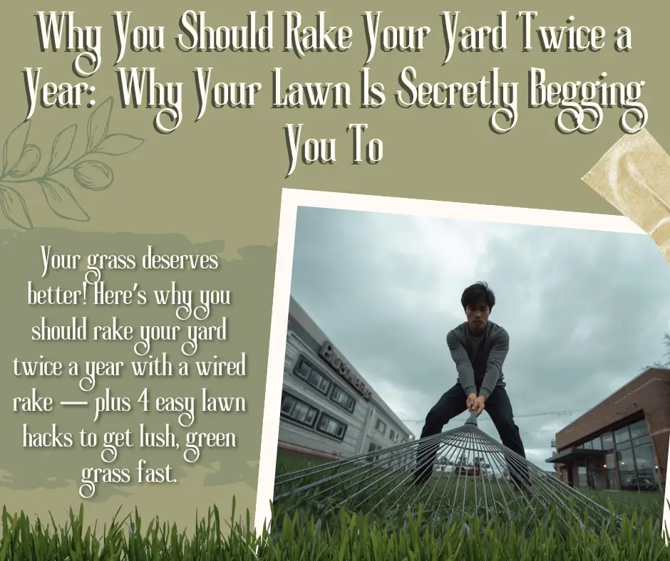 Why You Should Rake Your Yard Twice a Year (And Why Your Lawn Is Secretly Begging You To)