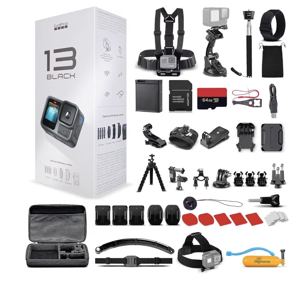 Everything gopro hero13 comes with 
