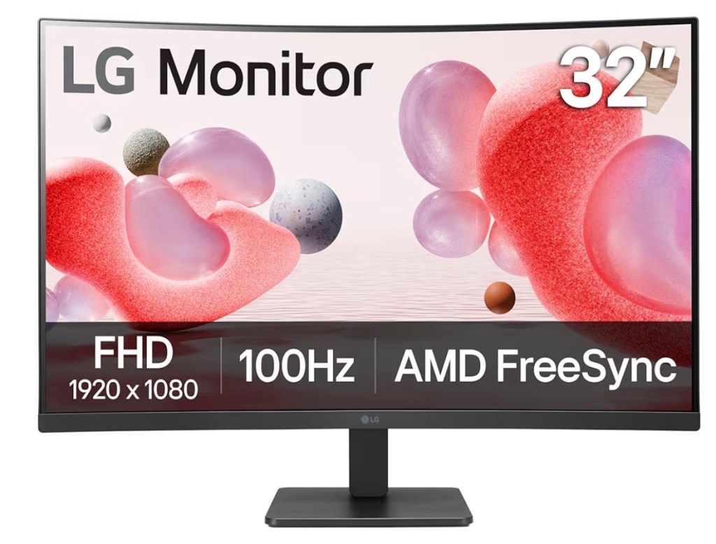 LG 32″ FHD Curved Monitor
