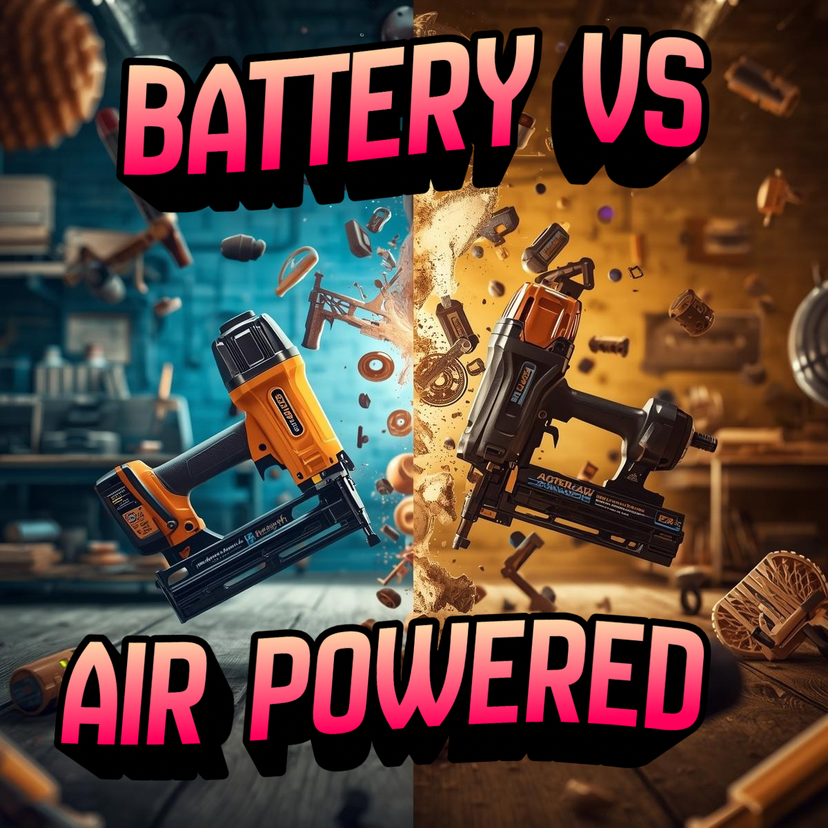 Battery vs Air Convenience vs Power: The Nail Gun Showdown